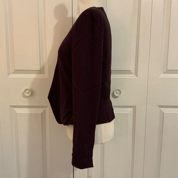 Rebecca Taylor Blazer Purple Open Style Size 6 - Picture 4 of 11